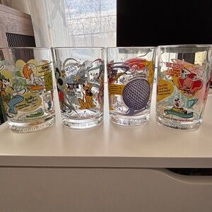 Set of four Disney cups